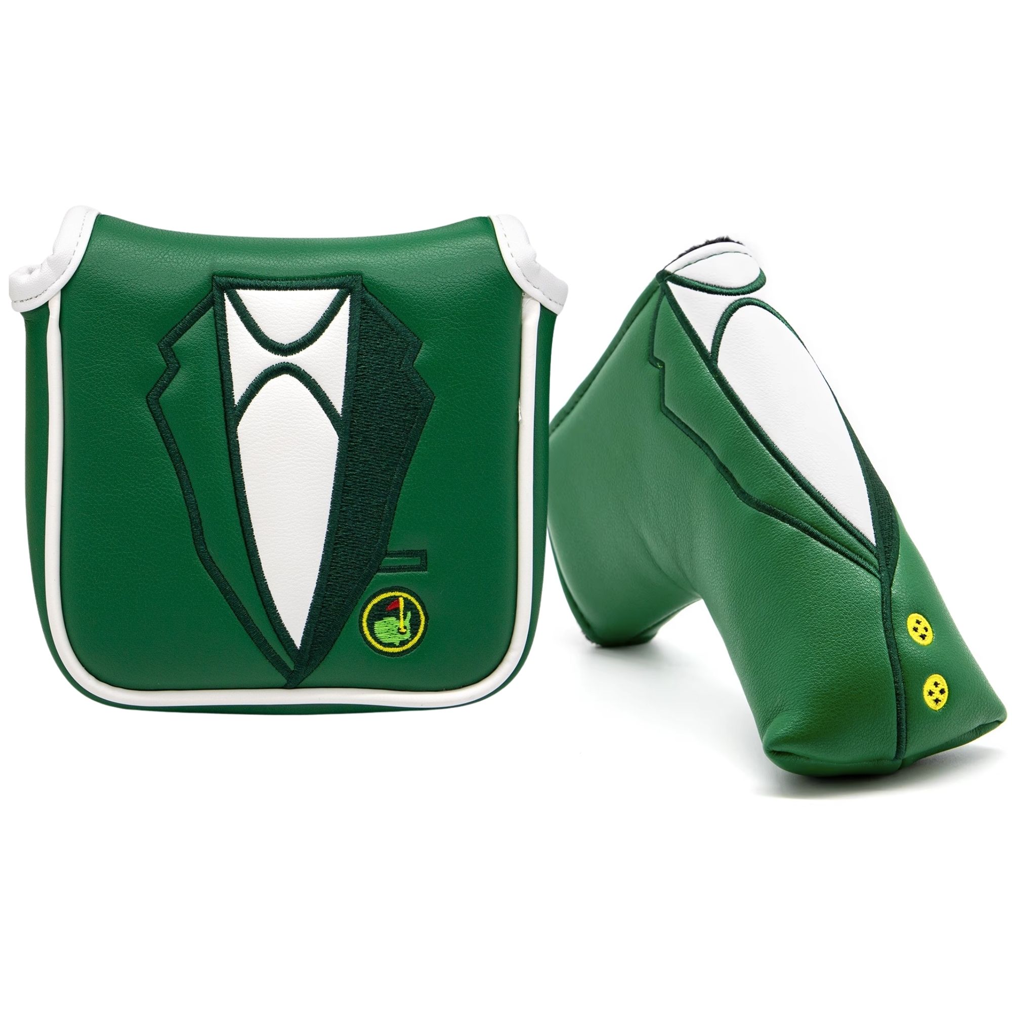 Putter Mallet Blade - ปลอกหุ้มหัวไม้กอล์ฟ Green Jacket, ปลอกหุ้มพัตเตอร์แบบ Blade Mallet,