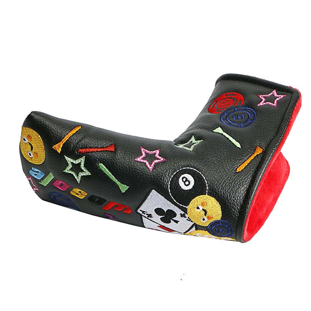 Putter Mallet Blade - ฝาครอบหัวไม้กอล์ฟ ฝาครอบพัตเตอร์แบบมัลเล็ต ฝาครอบพัตเตอร์กอล์ฟ ฝาครอบหัวไม้กอล์ฟ ฝาครอบหัวไม้กอล์ฟแบบใบมีด ตัวป้องกันพัตเตอร์