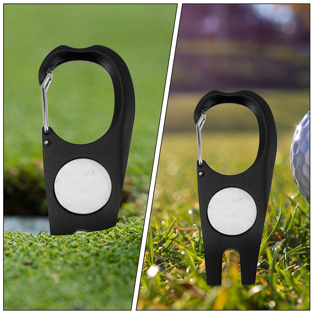 Divot Repair Tool - เครื่องมือซ่อมรอยบุบสนามกอล์ฟระดับพรีเมียม น้ำหนักเบา ผลิตจากอะลูมิเนียมและสแตนเลส พื้นผิวเรียบ ไม่ทำให้เกิดรอยขีดข่วน เหมาะสำหรับใช้งานกลางแจ้ง