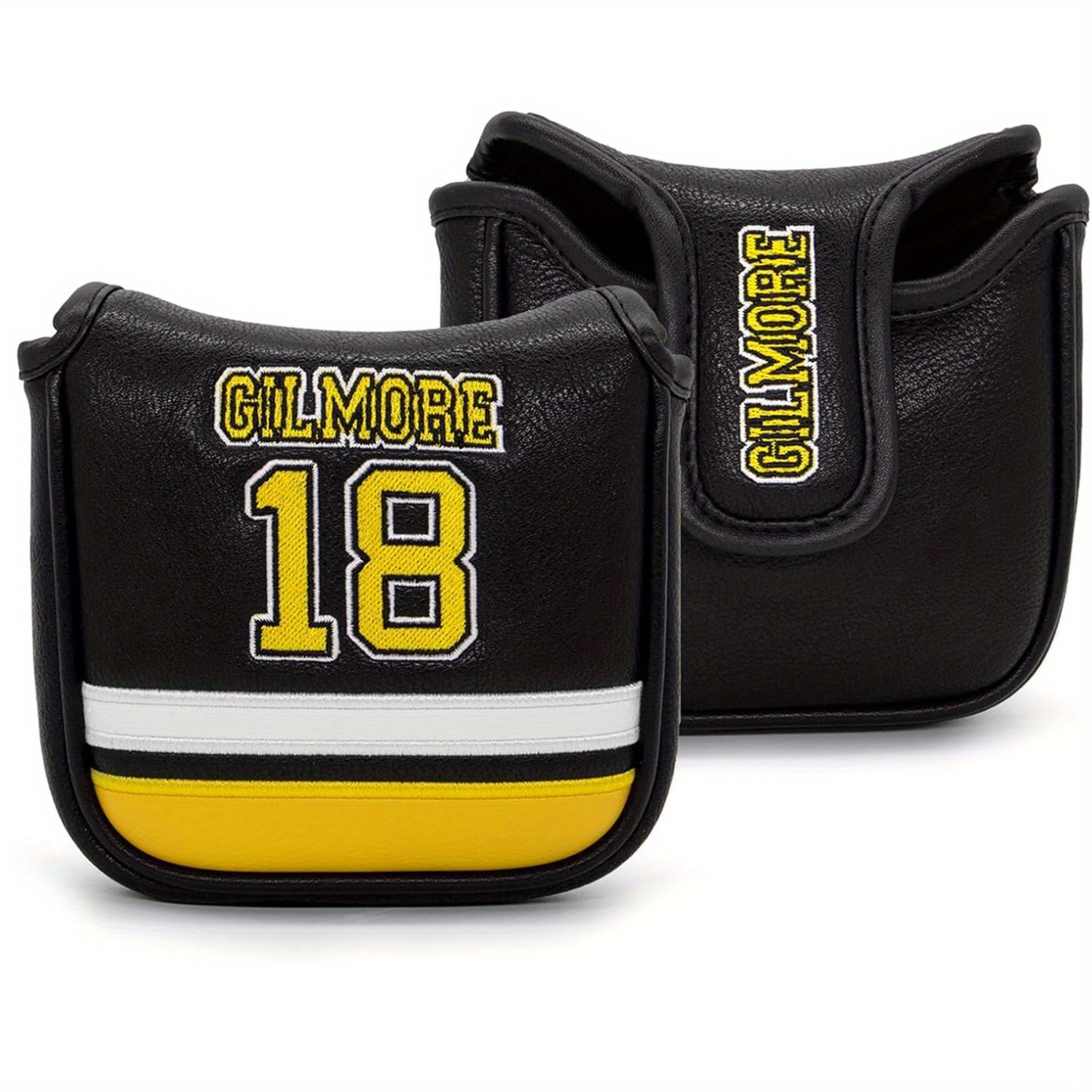 Putter Mallet Blade - ตลก Headcover กอล์ฟกอล์ฟคลับครอบคลุมหมายเลข 18 Golf Blade
